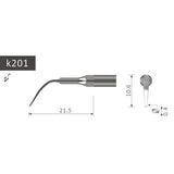 Xpedent Scaler Tip Piezoled/Piezosoft - Div. Maten-Xpedent-K201-Sordent