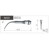 Xpedent Scaler Tip Piezolux/Sonosoft - Div. Maten-Xpedent-K#10-Sordent