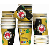 KURTT Koffiebekers Geel To Go Karton 200 mL / 8 oz (1000 st.)-Drinkbekers-KURTT-Sordent