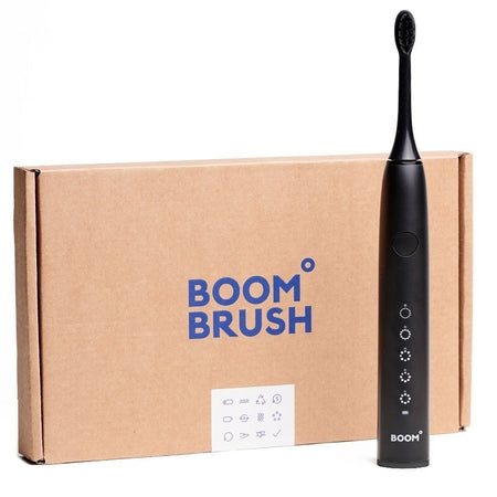 Boombrush Sonische Tandenborstel (Zwart/Wit) – 90 Dagen Batterij-Boombrush-Sordent