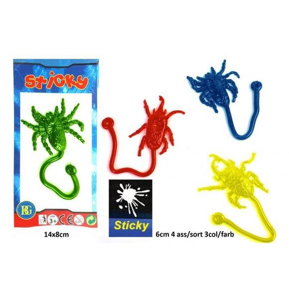 Kidspoint Speelgoed Sticky Insect (6 cm) (48 st.)-Kidspoint-Sordent