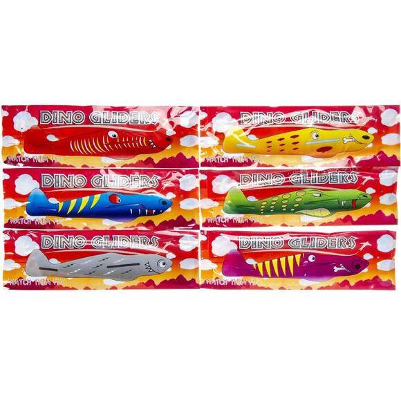 Kidspoint Speelgoed Dino Foam Vliegtuigjes 22x7 cm (36 st.)-Kidspoint-Sordent