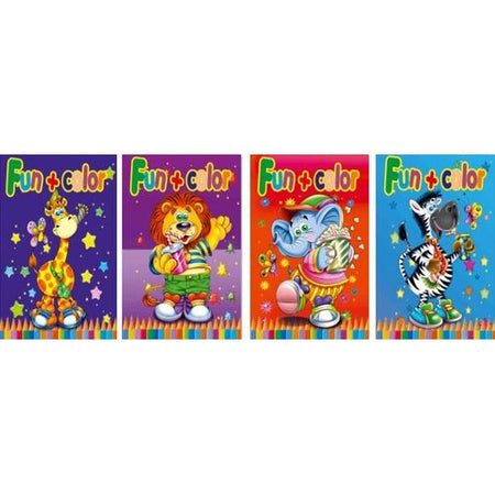Kidspoint Speelgoed Kleine Kleur en Spelletjesboekjes Fun + Color (36 st.)-Kidspoint-Sordent