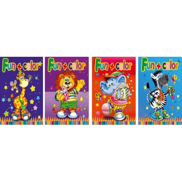 Kidspoint Speelgoed Kleine Kleur en Spelletjesboekjes Fun + Color (36 st.)-Kidspoint-Sordent