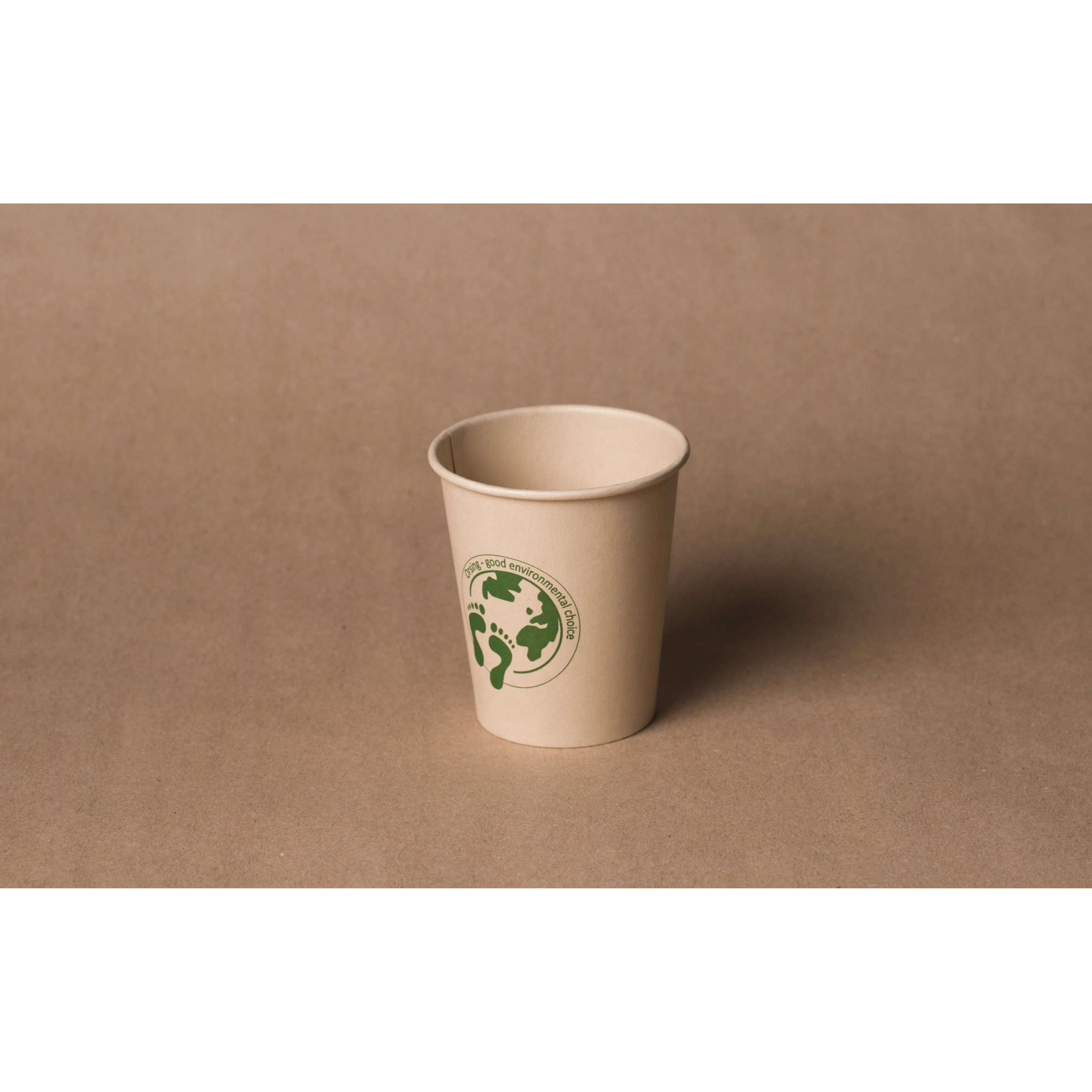 Orsing Bamboo Bio Papieren Drinkbeker 210 mL-Drinkbekers-Orsing-Sordent