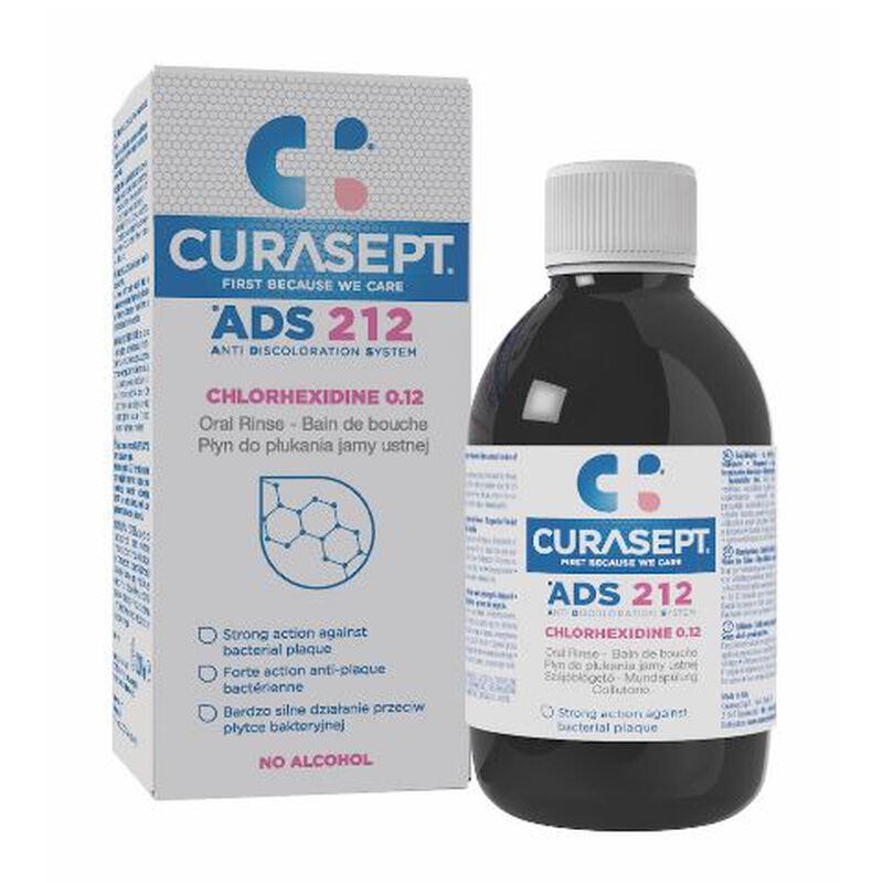 Curasept ADS 212 Mondspoelmiddel 0.12% CHX (200 mL)-Curasept-Sordent