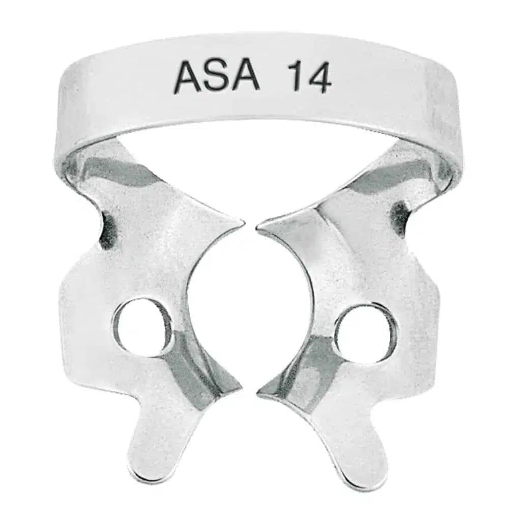 Asa Dental Gevleugelde Rubberdamklem Deels Ronde Molaren-Instrumenten-Asa Dental S.p.A-Sordent