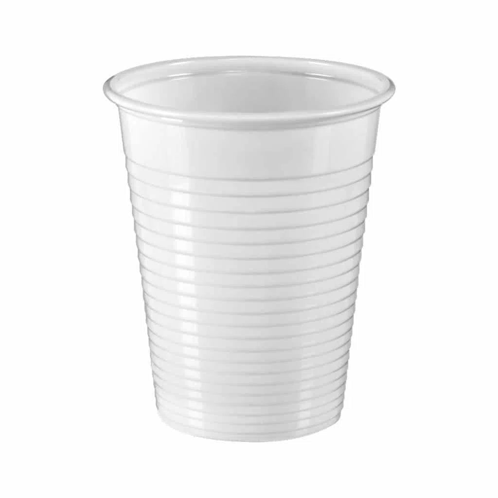 3000 st. Witte Plastic Bekers 200 mL / 7.5 oz-Drinkbekers-Sordent-Sordent