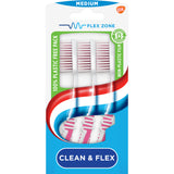 Aquafresh Tandenborstel - Clean & Flex - Medium - (3 st.)-Aquafresh-Sordent