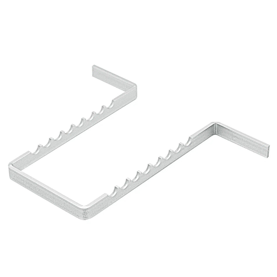 Asa Dental Aluminium inzetframe voor tray (voor 8 instrumenten)-Instrumenten-Asa Dental S.p.A-Sordent