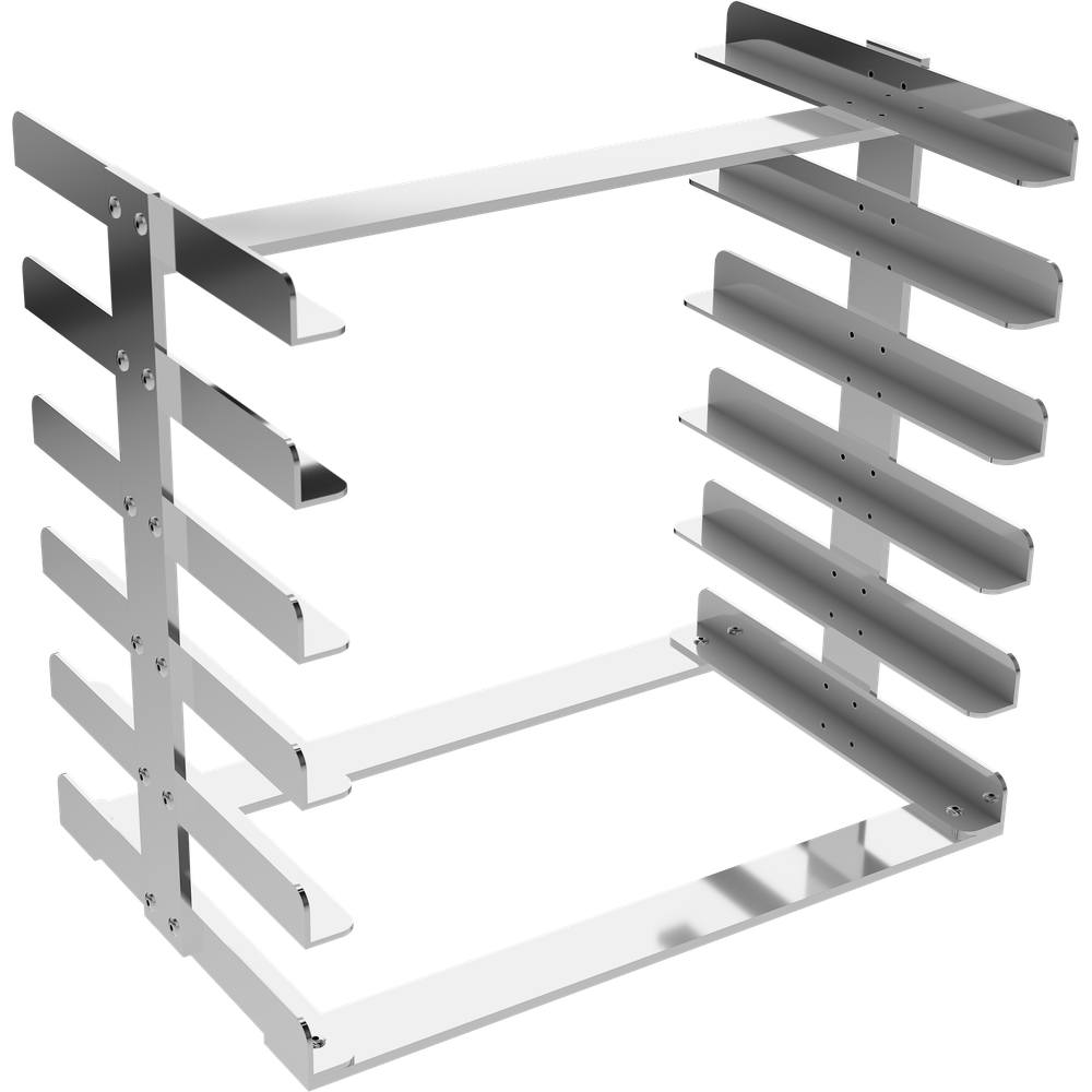 Asa Dental Instrumenten Tray Rek 6 trays (Standaard - 300x190x270 mm)-Instrumenten-Asa Dental S.p.A-Sordent