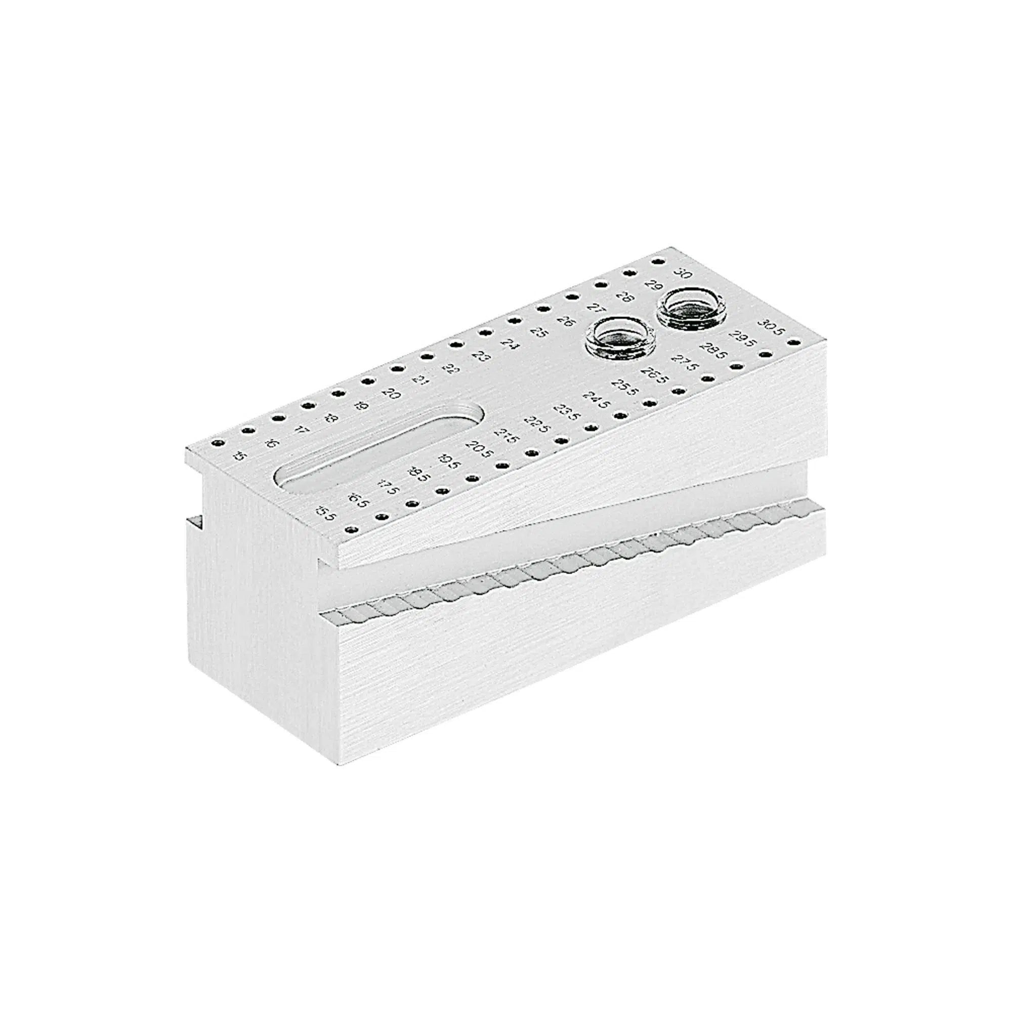 Asa Dental Endometer Rechthoek Aluminium (100x40x40 mm)-Instrumenten-Asa Dental S.p.A-Sordent