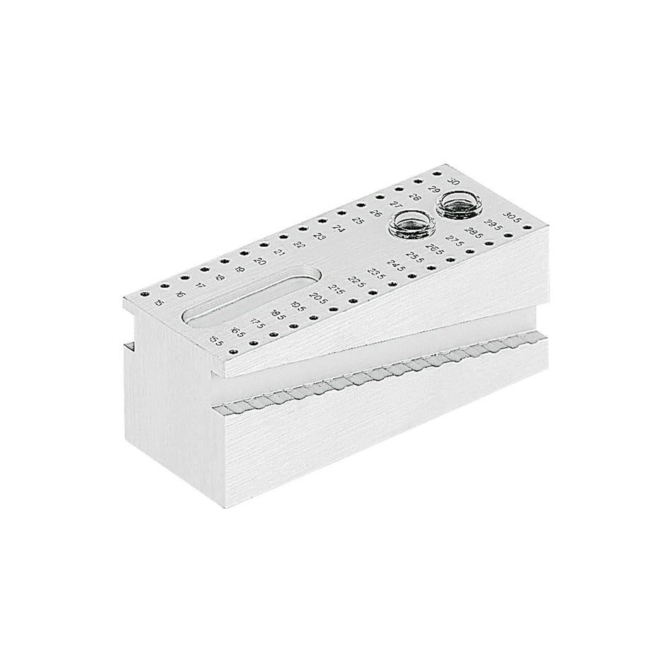 Asa Dental Endometer Rechthoek Aluminium (100x40x40 mm)-Instrumenten-Asa Dental S.p.A-Sordent