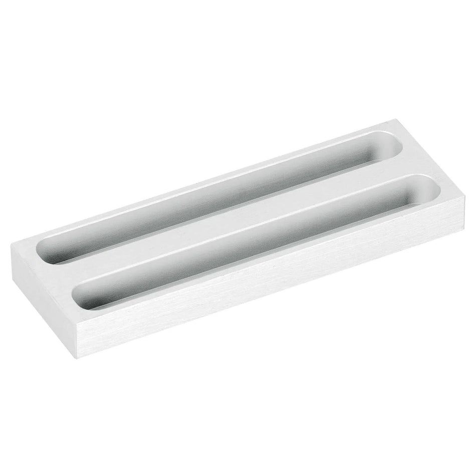 Asa Dental Aluminium tray / doos met 2 boorhouders-Instrumenten-Asa Dental S.p.A-Sordent