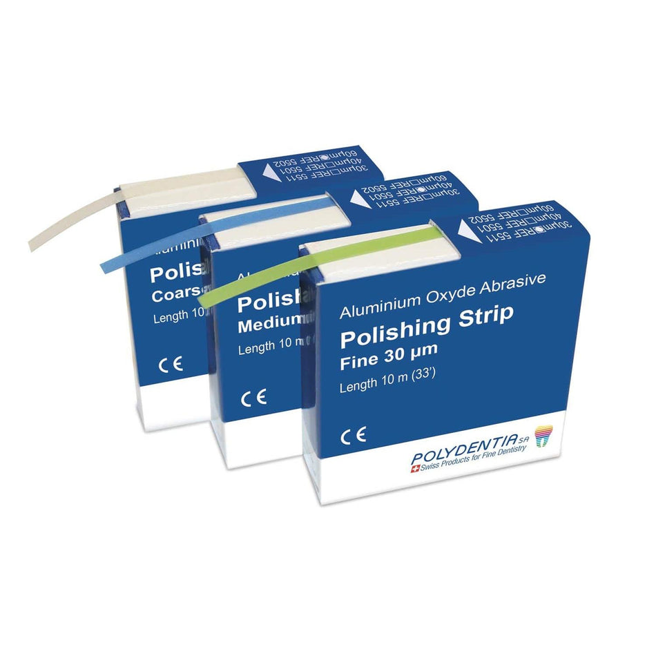 Polydentia Abrasive Polishing Strip (Polijststrip) (100 st.)-Polydentia-Sordent
