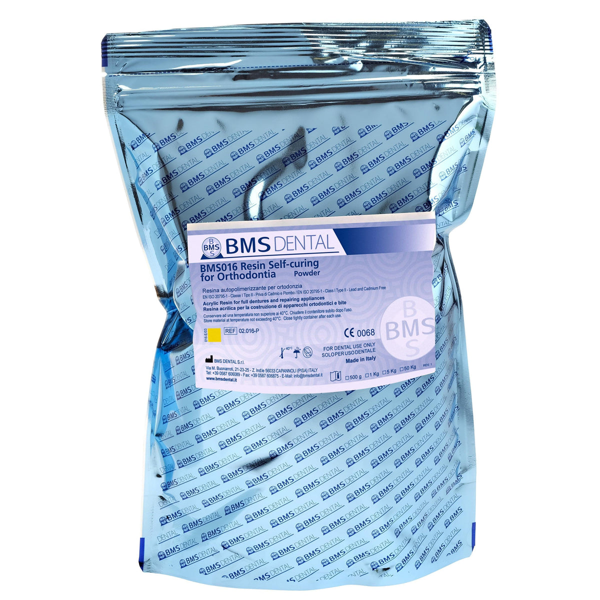 BMS Dental Zelfuithardende Orthodontische Kunsthars Poeder (500 g t/m 50 kg)-BMS Dental-Sordent