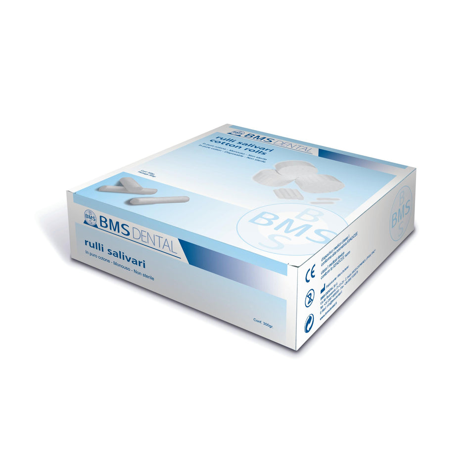 BMS Dental Absorbent Pure Katoenen Wattenrollen (8/10/12 mm)-Disposables-BMS Dental-Sordent