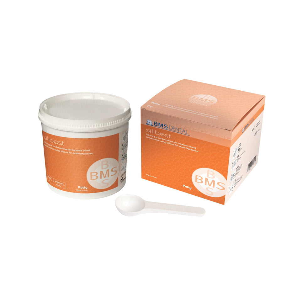 BMS Dental SILIBEST Condensatie Siliconen voor Eerste Afdrukken (900 mL)-BMS Dental-Sordent