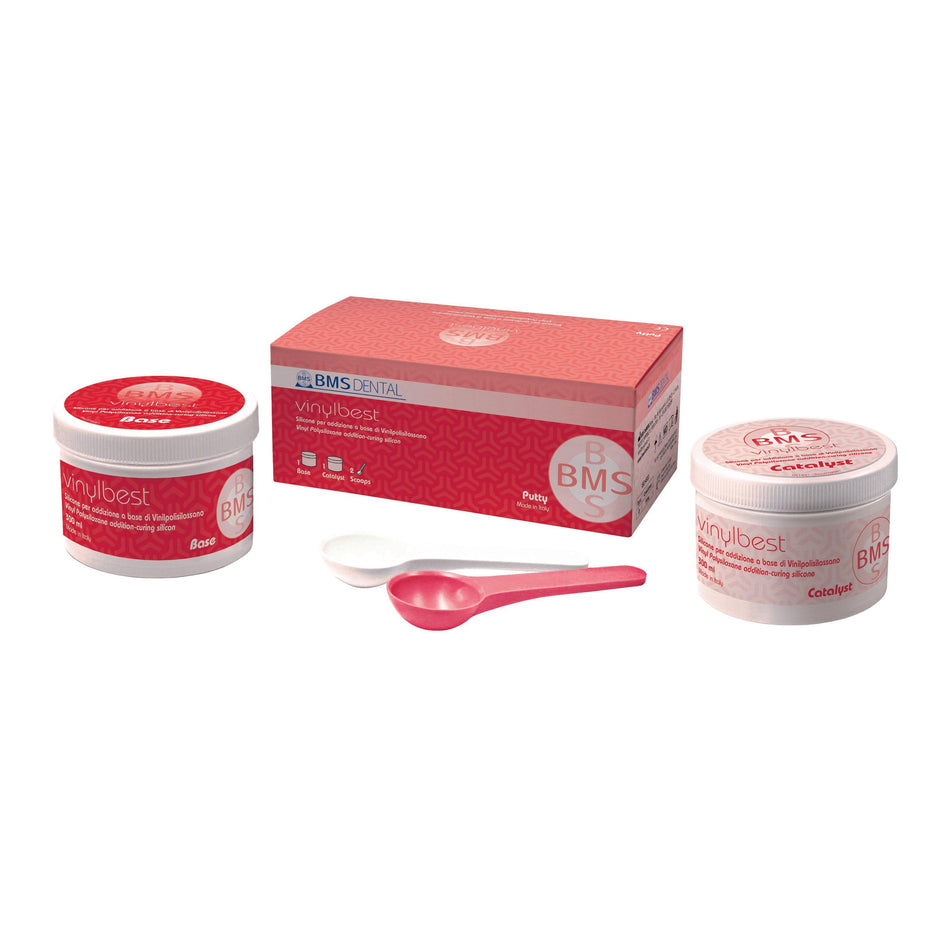 BMS VINYLBEST: A-Silicon - 1st Impression Putty (2x 300 mL)-Praktijkbenodigheden-BMS Dental-Sordent