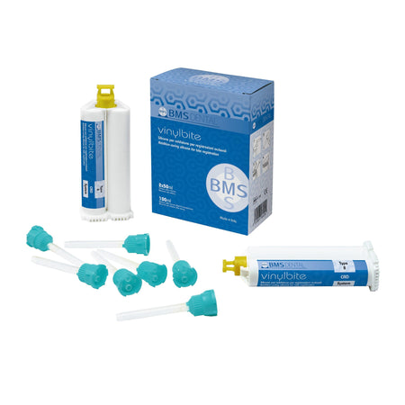 BMS VINYLBITE: A-Silicon Beetregistratie (2x 50 mL + 12 Tips)-Praktijkbenodigheden-BMS Dental-Sordent