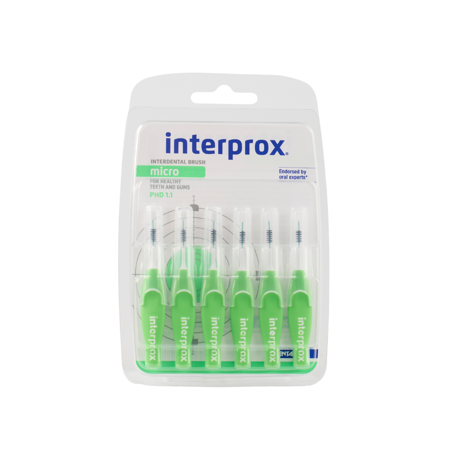 Interprox® Ragers Micro groen PHD 1,1 - Blister (6 st.)-Dentaid-Sordent
