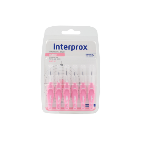 Interprox® Ragers Nano roze PHD 0,7 - Blister (6 st.)-Dentaid-Sordent