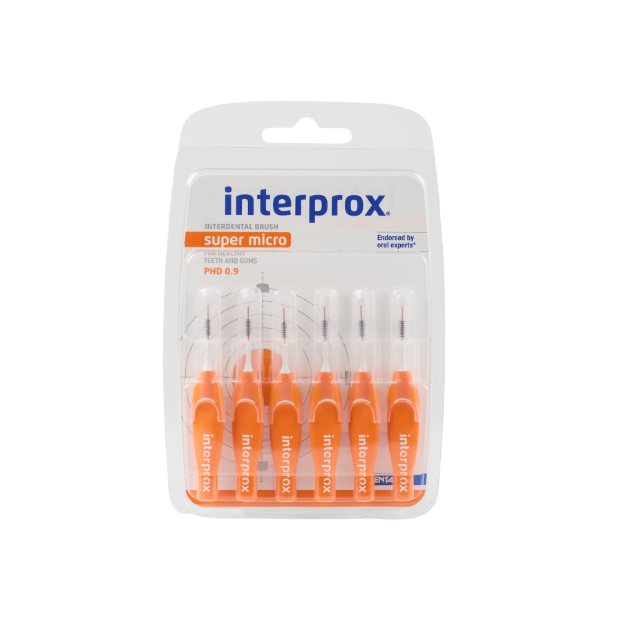 Interprox® Ragers Super Micro oranje PHD 0,9 - Blister (6 st.)-Dentaid-Sordent