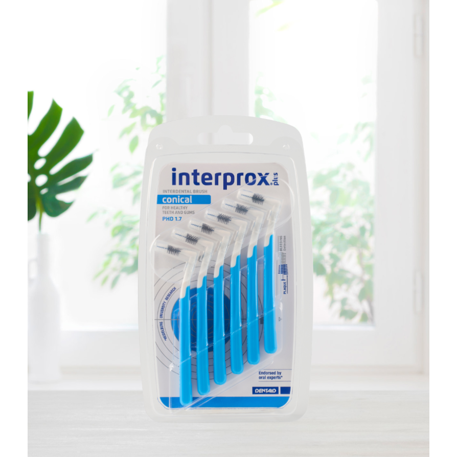 Interprox® Ragers Plus Conical blauw PHD 1,7 - Blister (6 st.)-Dentaid-Sordent