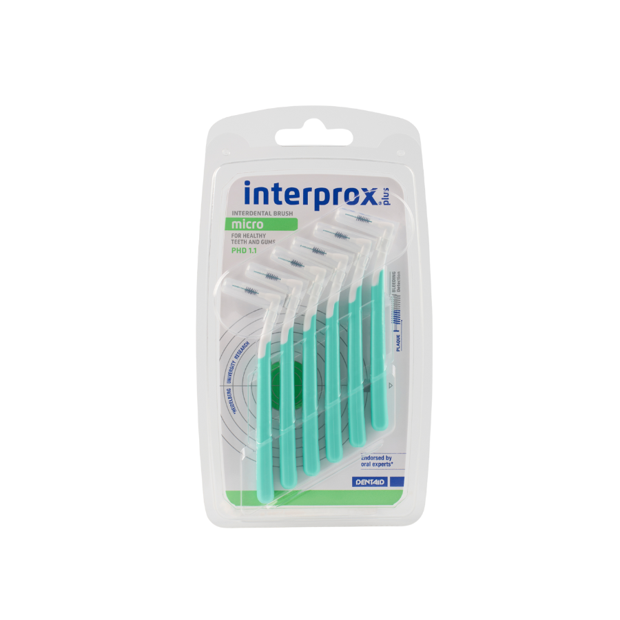 Interprox® Ragers Plus Micro groen PHD 1,1 - Blister (6 st.)-Dentaid-Sordent