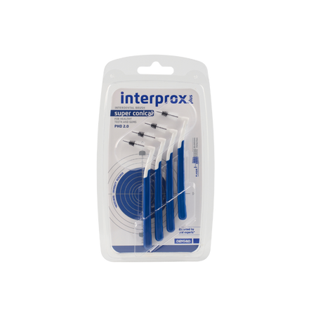 Interprox® Ragers Plus Super Conical donkerblauw PHD 2,0 - Blister (4 st.)-Dentaid-Sordent