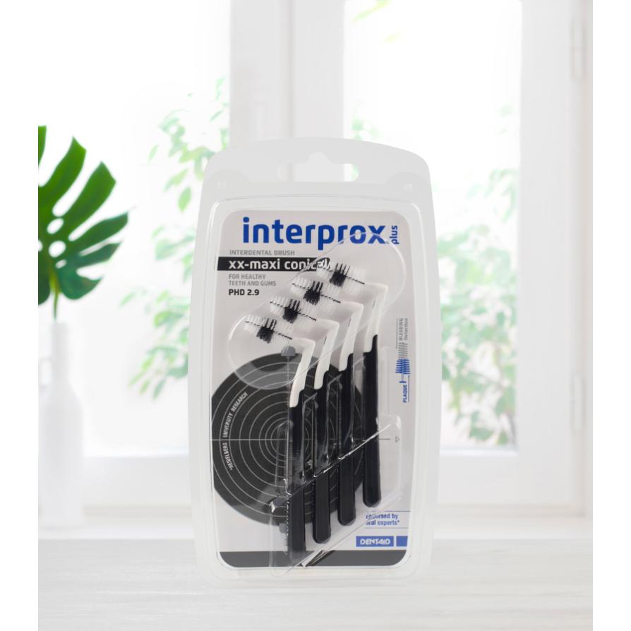 Interprox® Ragers Plus XX Maxi Conical zwart PHD 2,9 - Blister (4 st.)-Dentaid-Sordent
