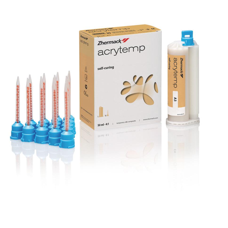 Zhermack Acrytemp Standard Pack (Cartridge + 15 Tips 4:1) (50 mL)-Zhermack-Sordent