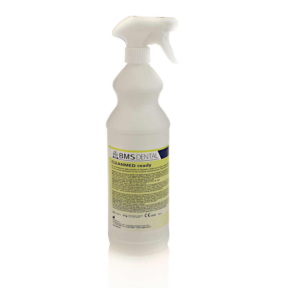BMS Dental CLEANMED Ready (1 L Spray) – Alcohol Oppervlakte Desinfectie-Disposables-BMS Dental-Sordent