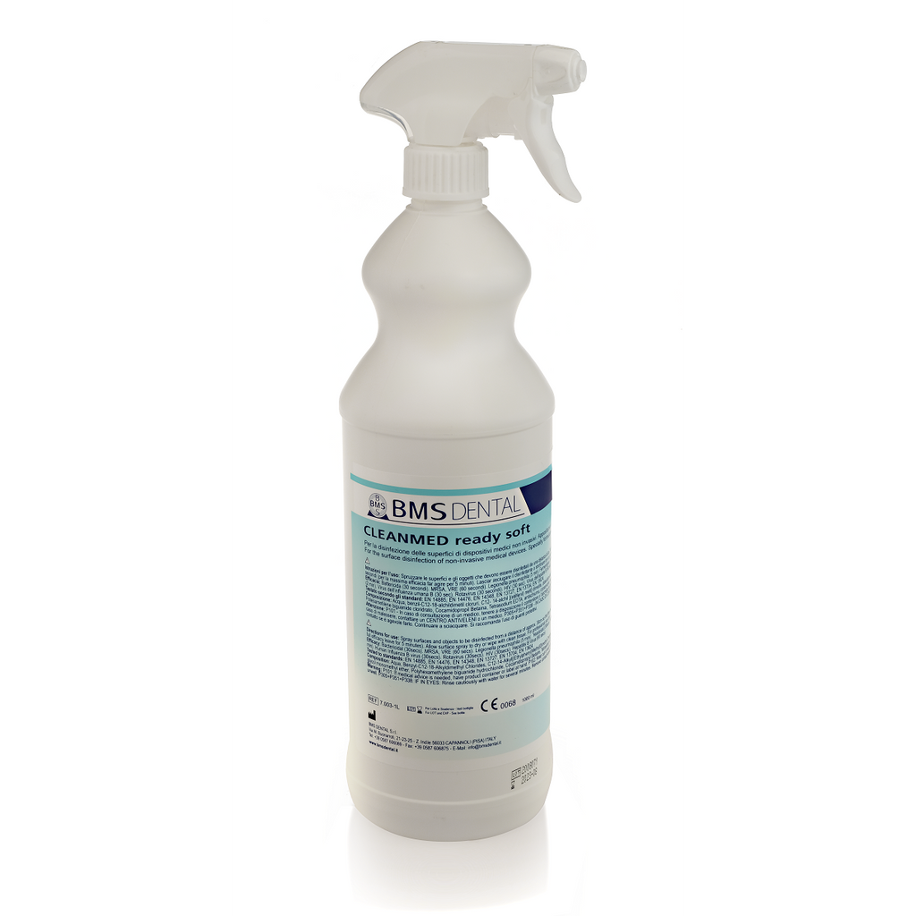BMS Dental CLEANMED Ready Soft (1 L Spray) – Alcoholvrije Oppervlakte Desinfectie-Disposables-BMS Dental-Sordent