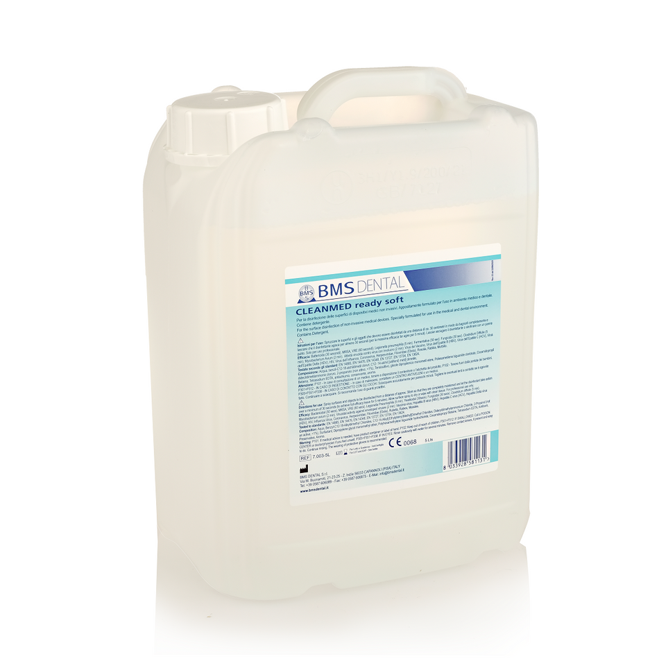 BMS Dental CLEANMED Ready Soft (5 L Container) – Alcoholvrije Oppervlakte Desinfectie-Disposables-BMS Dental-Sordent