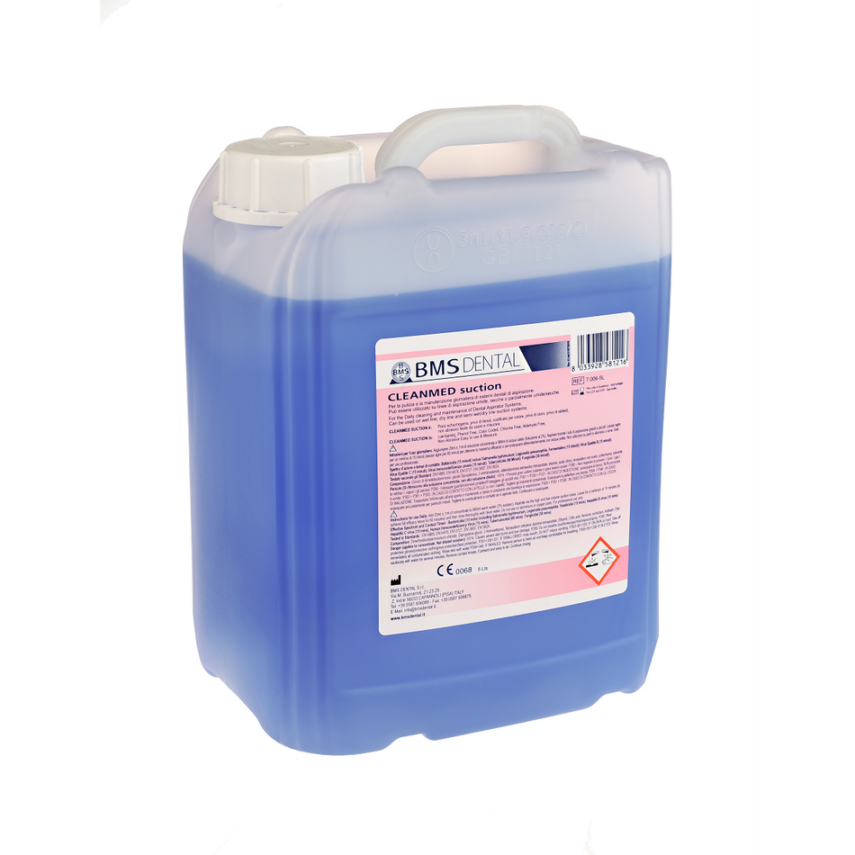 Cleanmed Suction Reiniging van de afzuigslagen 5 Liter-Desinfectiemiddelen-BMS Dental-Sordent