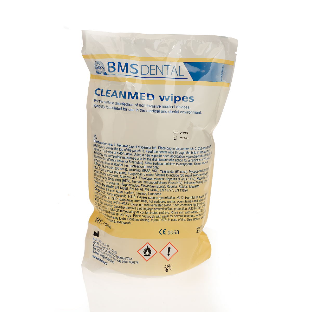 Cleanmed Wipes Refill 200 st - 20 x 20 cm-Disposables-BMS Dental-Sordent
