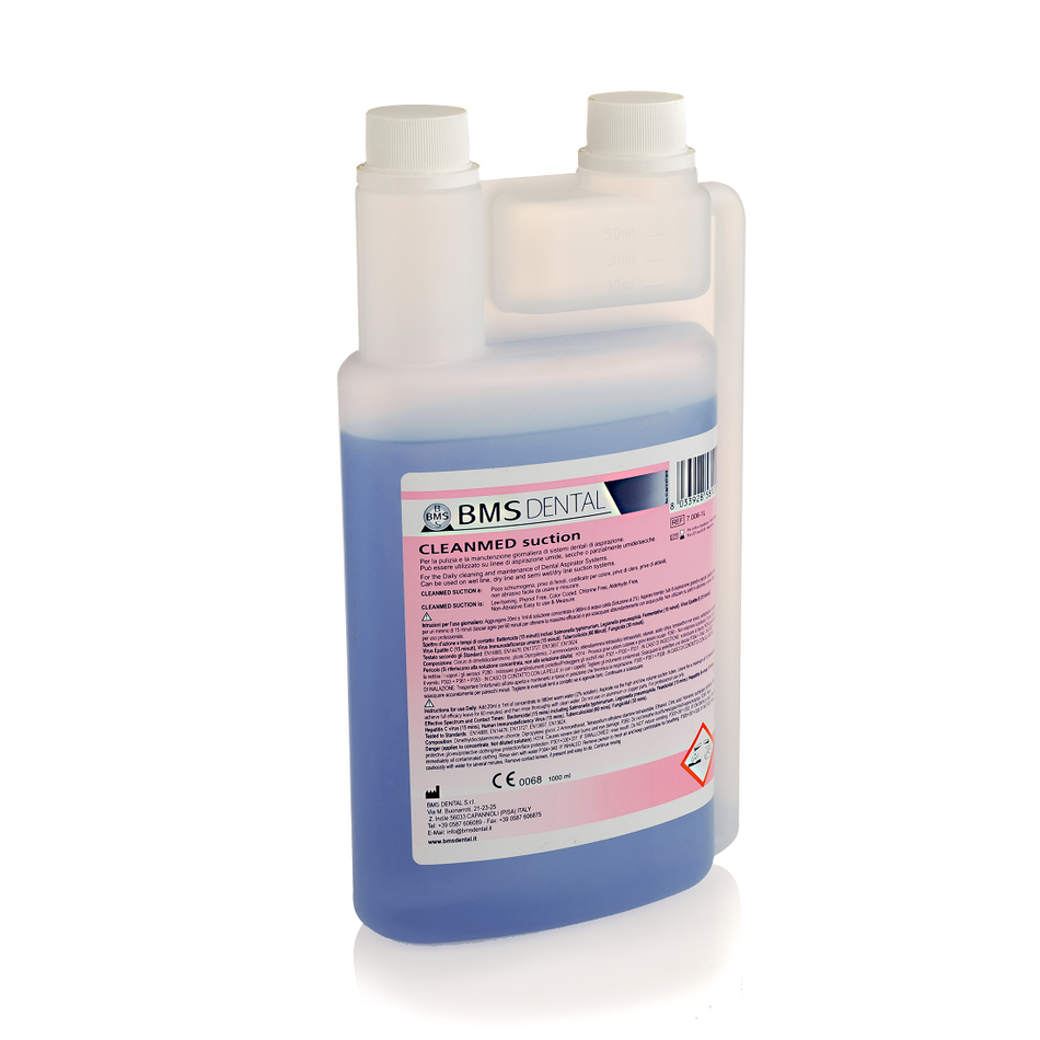 Cleanmed Suction Reiniging van de afzuigslagen 1 Liter-Desinfectiemiddelen-BMS Dental-Sordent
