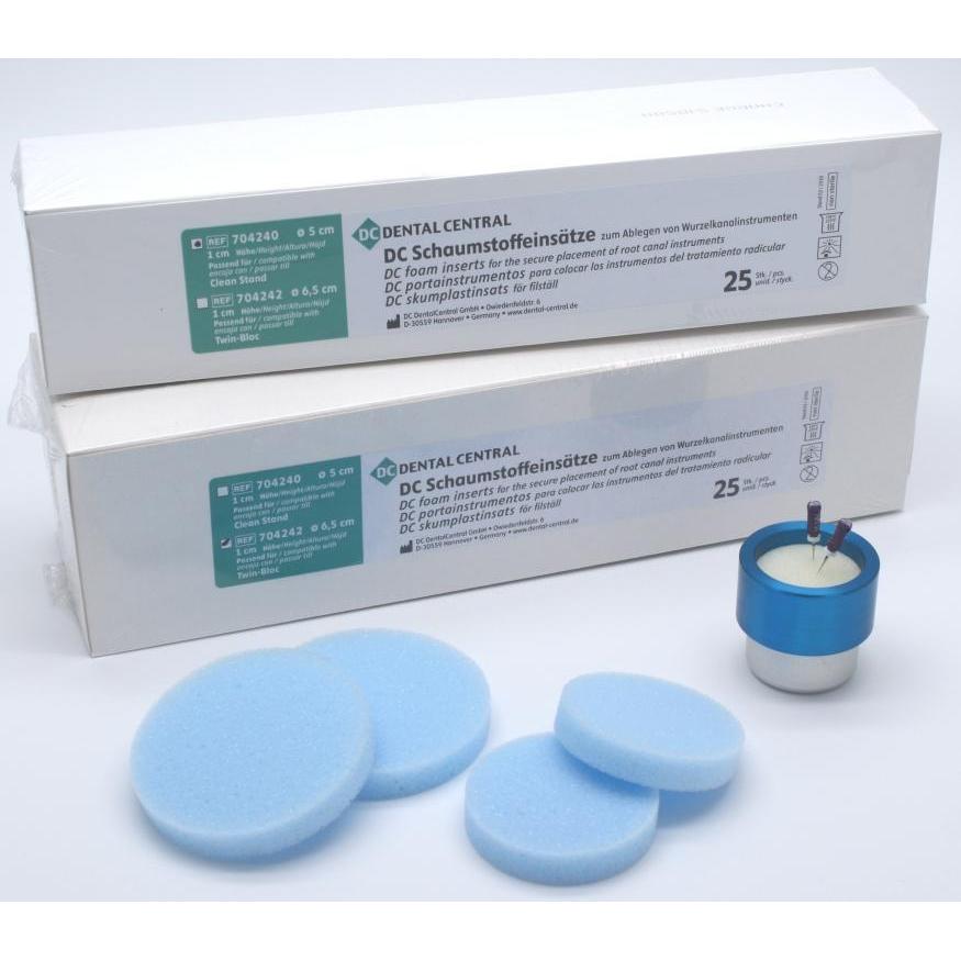 Dental-Central (DC) Schuimstof Twin Bloc Sponsjes 5 x 1 cm (25 st.)-Dental-Central (DC)-Sordent