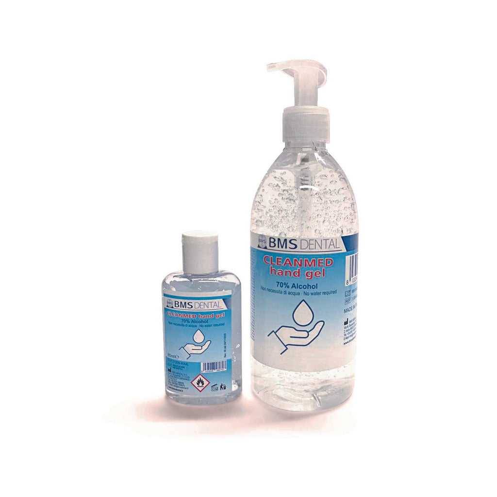 BMS Dental CLEANMED Handgel (500 mL) – Handdesinfectiegel Pompflacon-Disposables-BMS Dental-Sordent