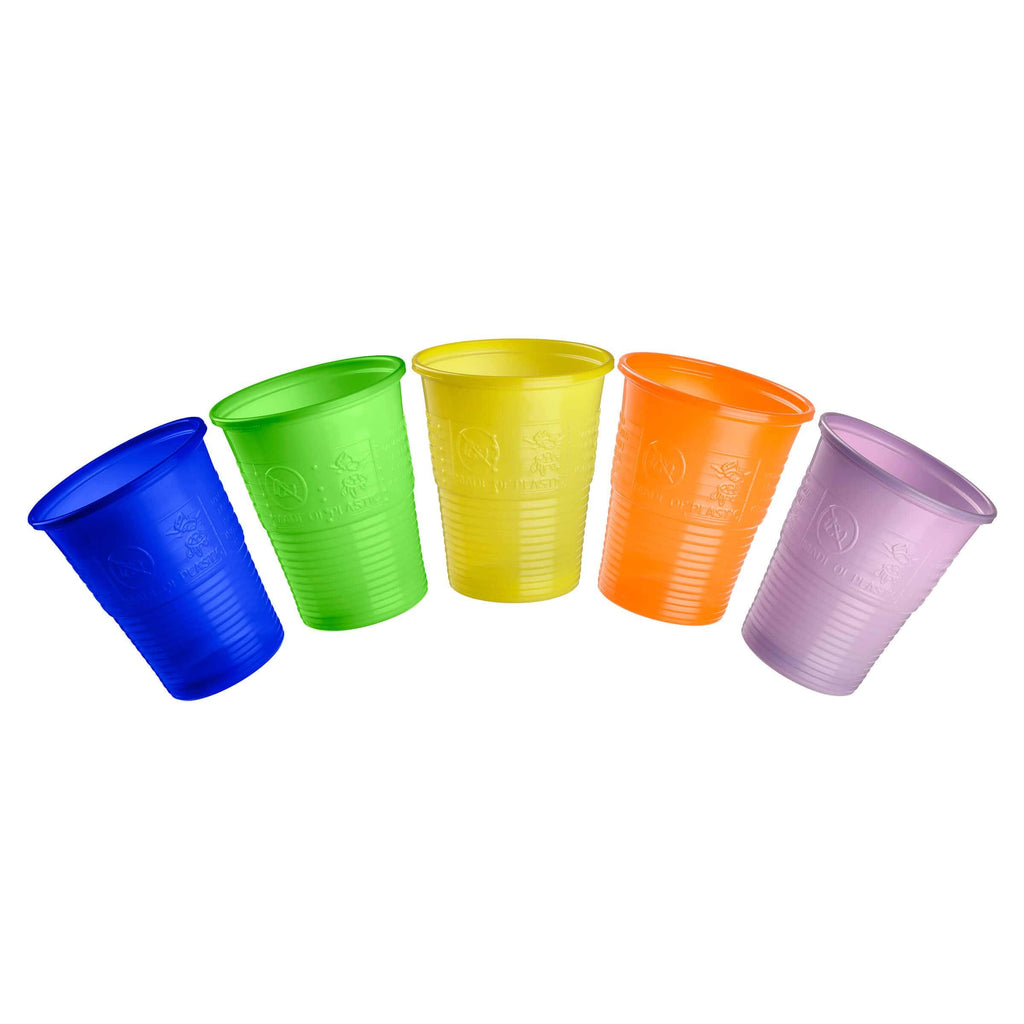 Akzenta Top PP Plastic Drinkbekers 200 mL - Div. Kleuren en Aantallen-Akzenta-Sordent