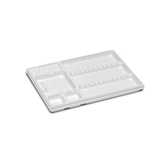 BMS Dental Disposable Plastic Instrument Tray (28x18 cm) (400 st.)-Disposables-BMS Dental-Gladde Afwerking-Sordent