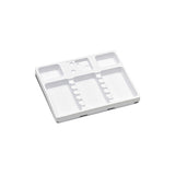 BMS Dental Disposable Plastic Instrument Tray (18x14 cm) (400 st.)-Disposables-BMS Dental-Geribbelde Afwerking-Sordent