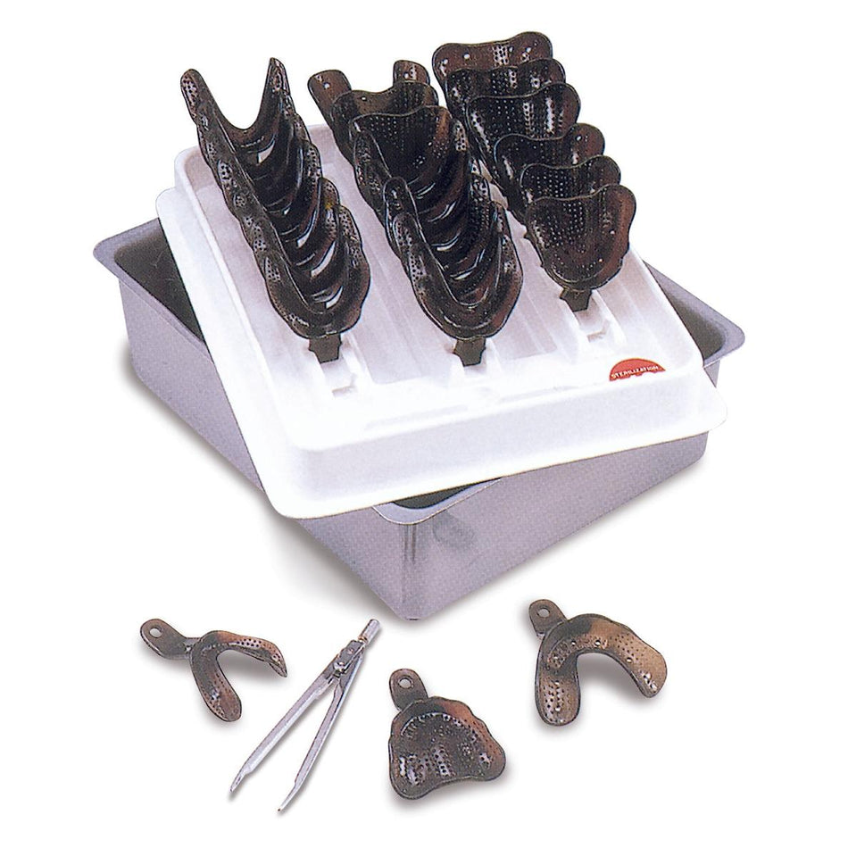 BMS Dental Edentoloustrays Autoclaveerbare Geperf. Afdruklepel Sets-BMS Dental-Sordent