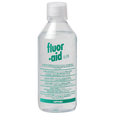 Fluor·Aid® Mondspoelmiddel met Natriumfluoride (500 mL)-Dentaid-Sordent