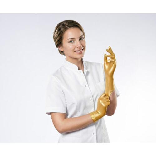 Comforties Soft Glamour Nitril handschoen poedervrij Goud (100 st.)