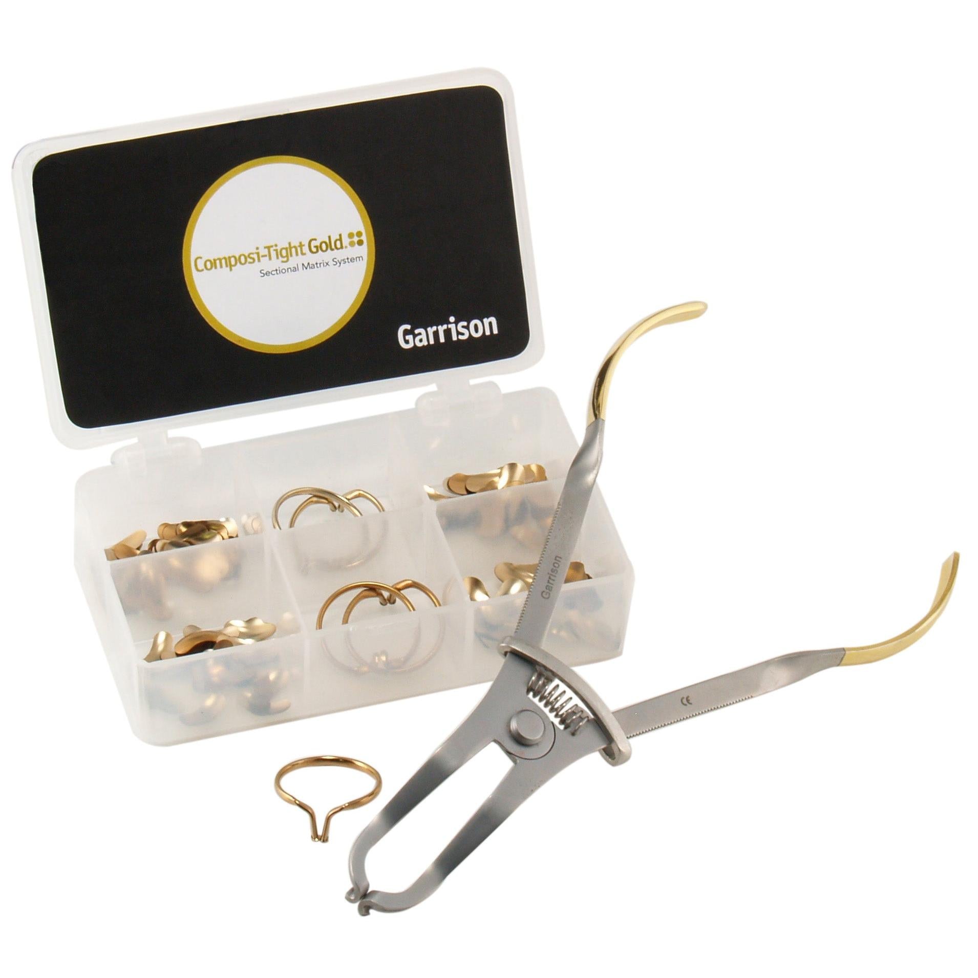Composi-Tight® Gold Sectional Matrix Kit + Ring Placement Forceps-Garrison-Sordent