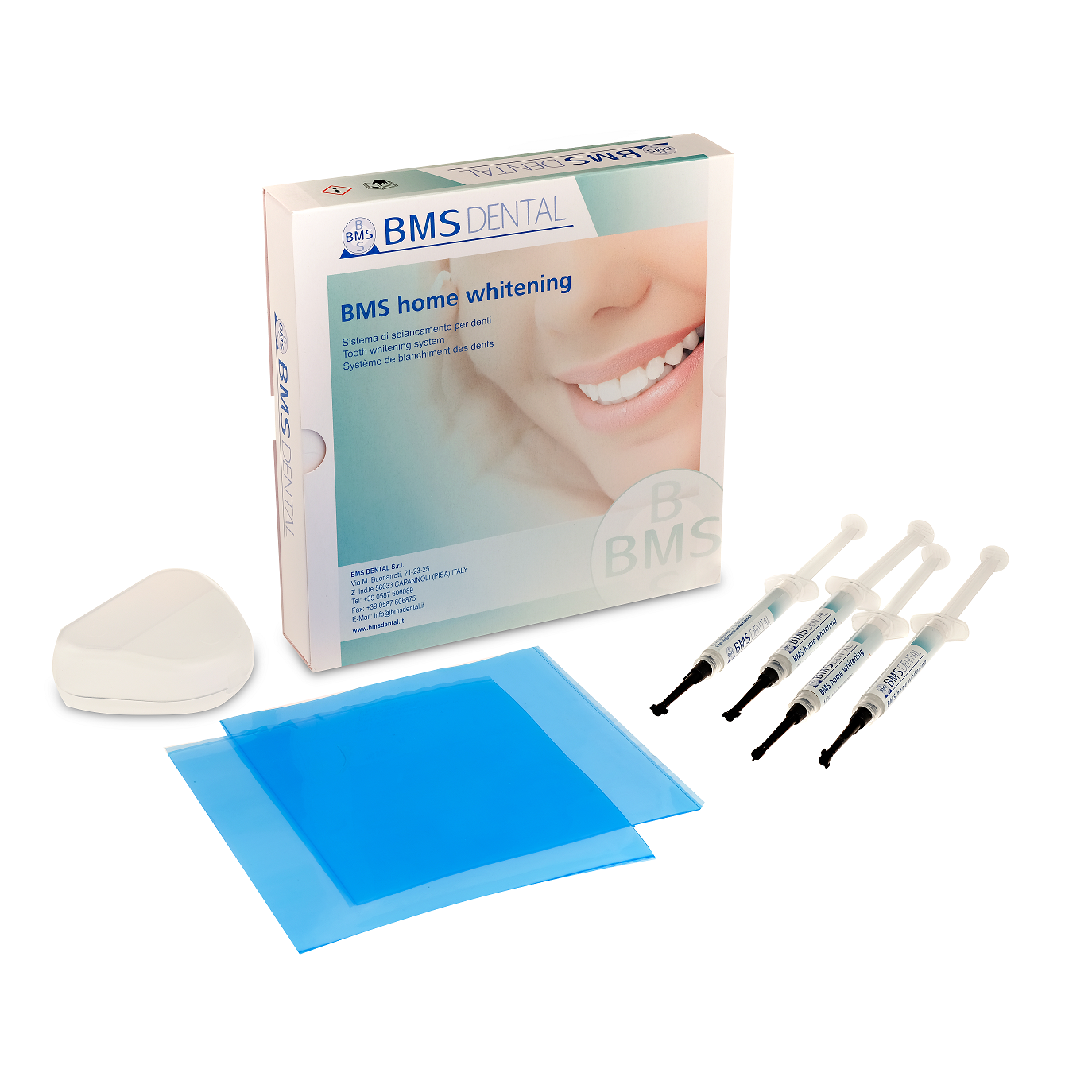BMS Dental Tanden Bleken, Thuisbleek set (10% / 16%)-Polijstmaterialen-BMS Dental-Sordent