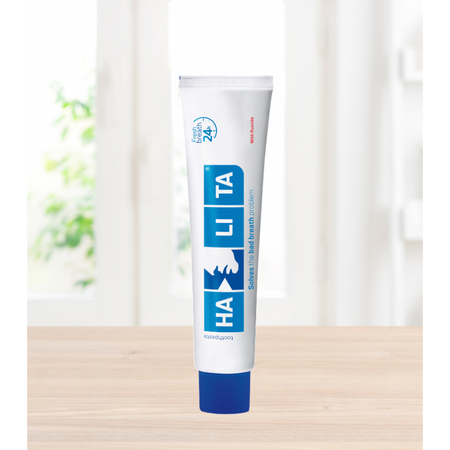 Halita® fluoride Tandpasta tegen slechte adem (75 mL)-Dentaid-Sordent