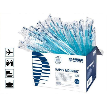 Happy Morning® Tandenborstel - Met / Zonder tandpasta - (100 st.)-Hager & Werken-Sordent